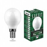 D45 9Вт E14 2700K лампа шар LED теплый матовый SBG4509 SAFFIT